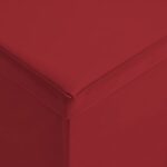 Banc de rangement pliable Rouge bordeaux PVC – Image 5