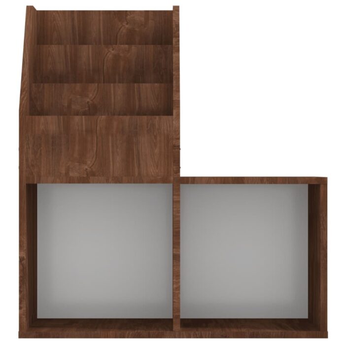 Porte-revue pour enfants Chêne marron 71x30x78,5 cm – Image 3