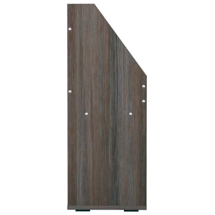 Porte-revue pour enfants Gris et chêne sonoma Bois d’ingénierie – Image 3