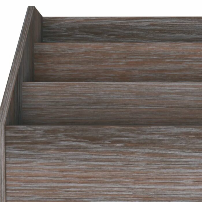 Porte-revue pour enfants Gris et chêne sonoma Bois d’ingénierie – Image 4