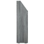 Porte-revue pour enfants Gris béton 71x30x114cm Bois ingénierie – Image 2