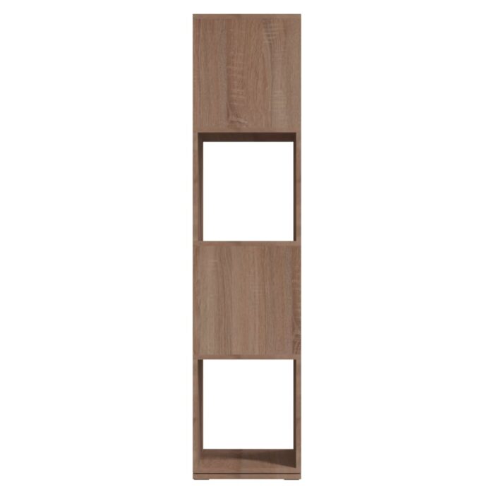 Armoire rotative Chêne Sonoma 34,5x34,5x75,5 cm bois ingénierie – Image 2