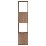 Armoire rotative Chêne Sonoma 34,5x34,5x75,5 cm bois ingénierie – Image 3