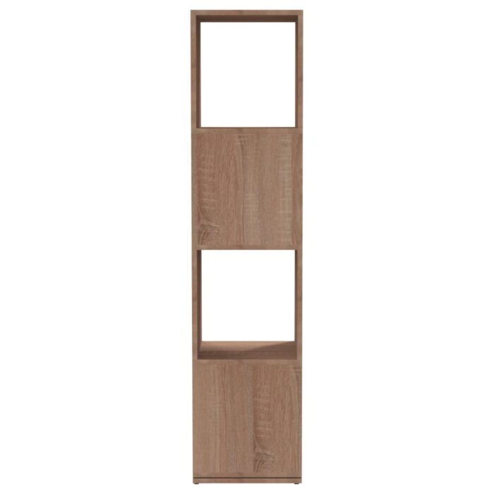 Armoire rotative Chêne Sonoma 34,5x34,5x75,5 cm bois ingénierie – Image 3