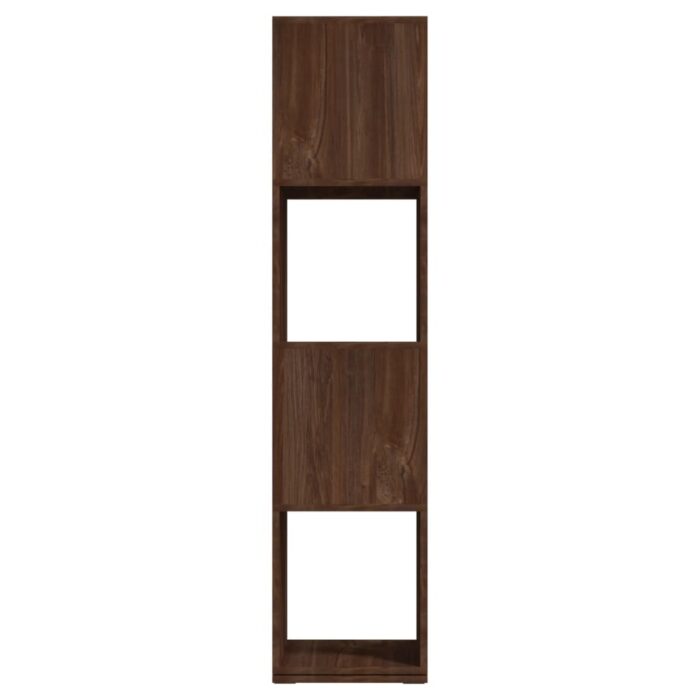 Armoire rotative Chêne marron 34,5x34,5x75,5 cm bois ingénierie – Image 2