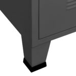 Armoire à tiroirs industrielle Anthracite 78x40x93 cm Métal – Image 7