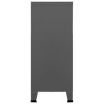 Coffre de rangement industriel Anthracite 90x40x100 cm Acier – Image 4