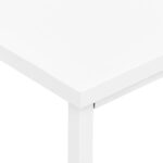 Bureau industriel avec tiroirs Blanc 105x52x75 cm Acier – Image 6