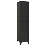 Armoire à casiers Anthracite 38x45x180 cm Acier – Image 4