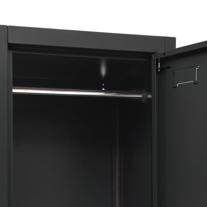 Armoire à casiers Anthracite 38x45x180 cm Acier – Image 5