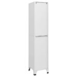 Armoire à casiers Gris Clair 38x40x180 cm Acier – Image 3