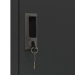 Armoire à casiers Anthracite 38x40x180 cm Acier – Image 6
