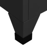 Armoire à casiers Noir 38x40x180 cm Acier – Image 5