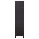 Armoire à casiers Anthracite 90x45x180 cm Acier – Image 3