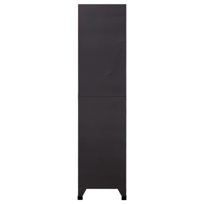 Armoire à casiers Anthracite 90x45x180 cm Acier – Image 3