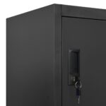 Armoire à casiers Anthracite 90x45x180 cm Acier – Image 6