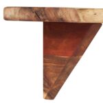 Étagères murales 2 pcs 110x20x18 cm Bois massif d'acacia – Image 4