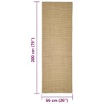 Tapis Sisal naturel 66x200 cm – Image 4