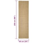 Tapis Sisal naturel 66x250 cm – Image 4