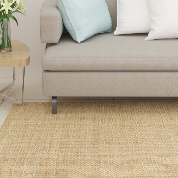 Tapis Sisal naturel 100x100 cm – Image 1