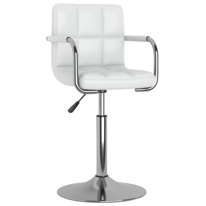 VXL8720286744345_a_en_hd_1.jpg Chaise de salle à manger Blanc Similicuir – Image 1