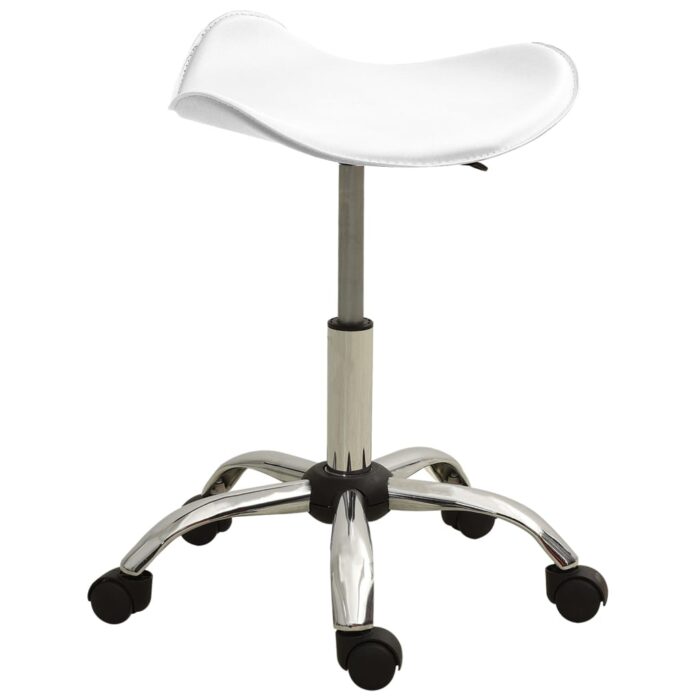 Chaise de bureau Blanc Similicuir – Image 1