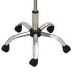 Chaise pivotante de salle à manger Blanc Similicuir – Image 5