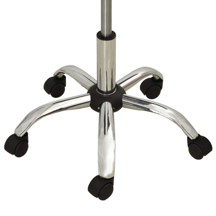 Chaise pivotante de salle à manger Blanc Similicuir – Image 5