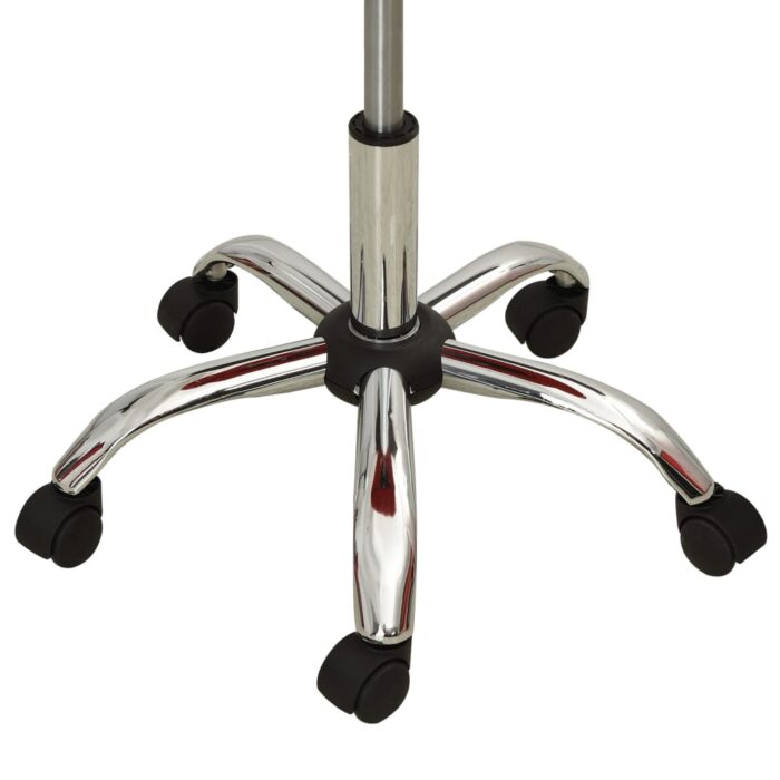 Chaise pivotante à manger Rouge Similicuir – Image 5