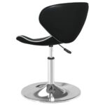 Chaise de salle à manger Noir Similicuir – Image 4