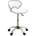 Chaise de bureau Blanc Similicuir