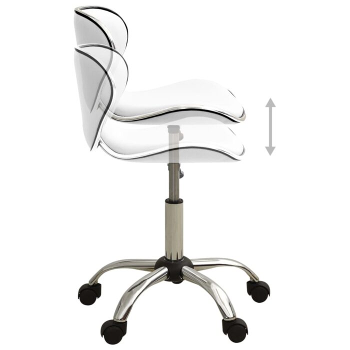 VXL8720286751534_g_en_hd_2.jpg Chaise de bureau Blanc Similicuir – Image 2