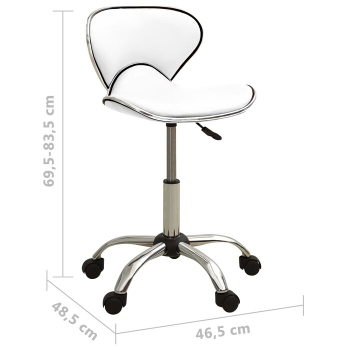 VXL8720286751534_g_en_hd_5.jpg Chaise de bureau Blanc Similicuir – Image 5