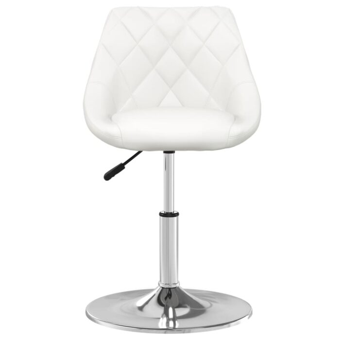 Tabouret de bar Blanc Similicuir – Image 2