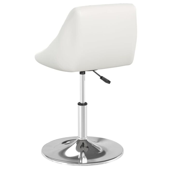 Tabouret de bar Blanc Similicuir – Image 3