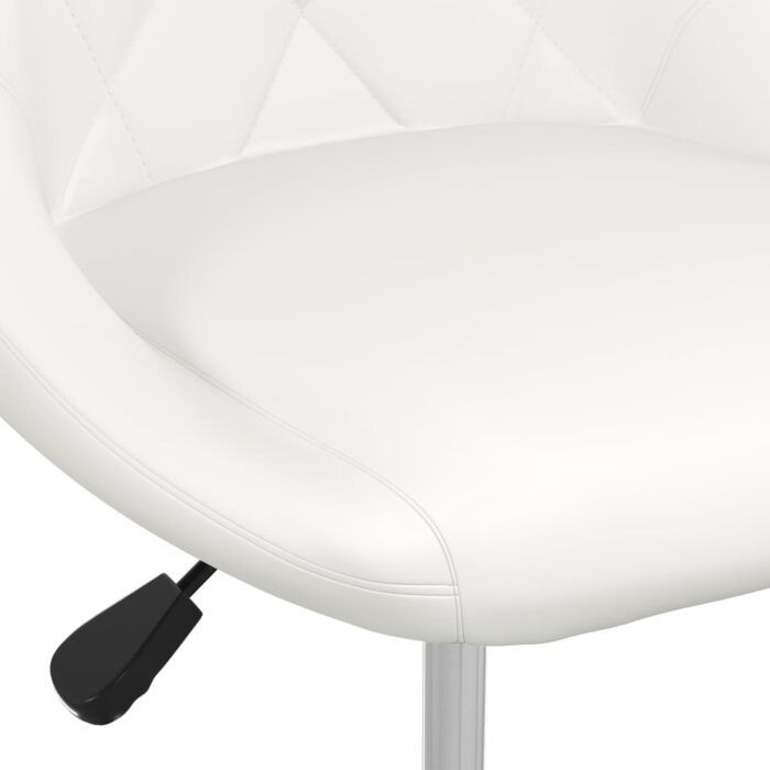 Tabouret de bar Blanc Similicuir – Image 5