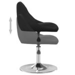 Tabouret de bar Noir Similicuir – Image 4