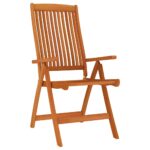 Chaises de jardin pliables lot de 8 Bois d'eucalyptus massif – Image 2