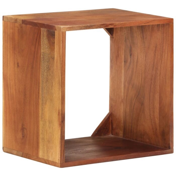 VXL8720286760208_a_en_hd_1.jpg Étagère murale 40x30x40 cm Bois d'acacia solide – Image 1