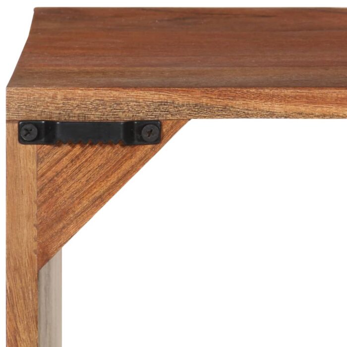 Étagère murale 40x30x40 cm Bois d'acacia solide – Image 3