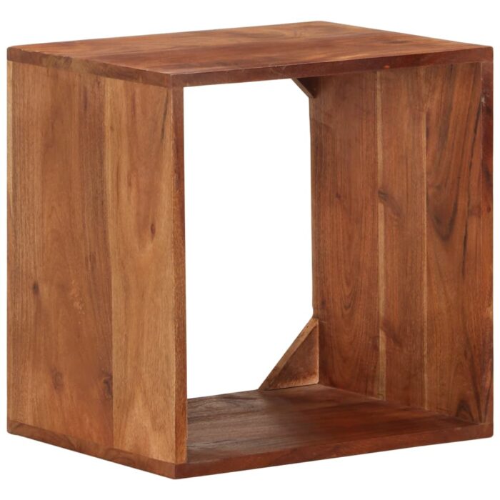 Étagère murale 40x30x40 cm Bois d'acacia solide – Image 6