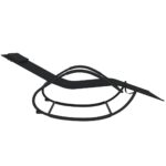 Chaises longues à bascule 2 pcs Noir Acier et textilène – Image 3