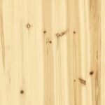 Table basse 110x50x33,5 cm bois de sapin massif – Image 3