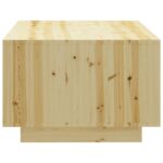 Table basse 110x50x33,5 cm bois de sapin massif – Image 5