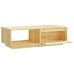 Table basse 110x50x33,5 cm bois de sapin massif – Image 7