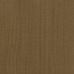 Table basse marron miel 110x50x34 cm bois de pin massif – Image 3