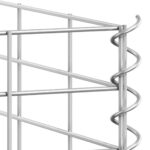 Lits surélevés en gabion 3 pcs 30x30x100 cm Fer – Image 3