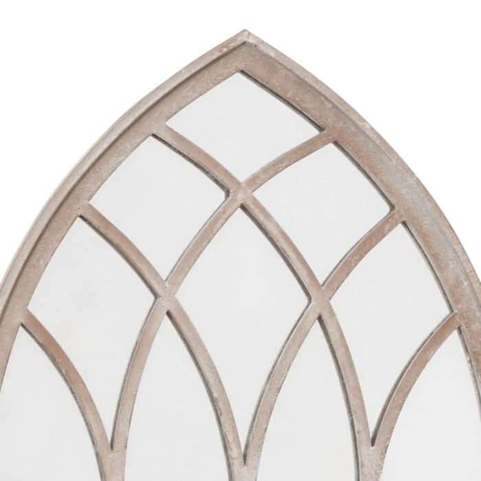 Miroir de jardin Sable 100x45cm Fer pour utilisation extérieure – Image 3