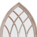 Miroir de jardin Sable 70x30 cm Fer pour utilisation extérieure – Image 3