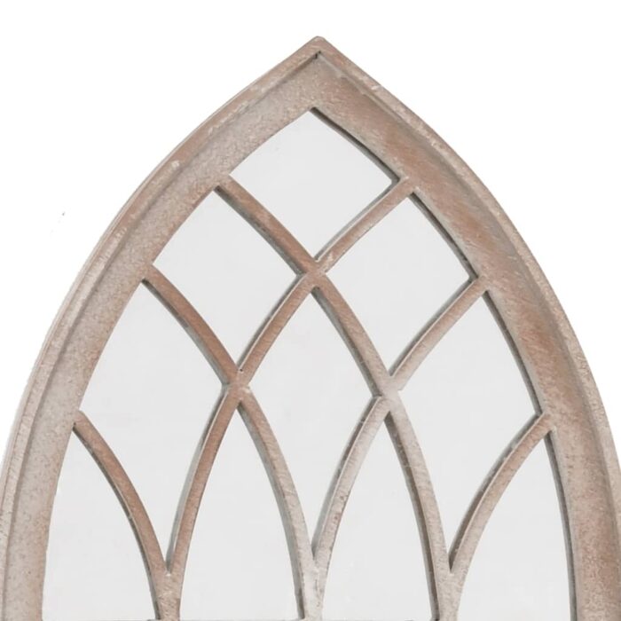 Miroir de jardin Sable 70x30 cm Fer pour utilisation extérieure – Image 3